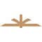 Ekena Millwork Redmond Smooth Timber Gable Bracket, Western Red Cedar, 84"W x 24"H x 1 1/2"D x 5 1/2"F, 7/12 Pitch GBW084X24X0206RED00SWR - alternate 1